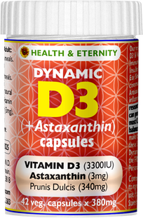 Dynamic D3 + Astaxanthin capsules