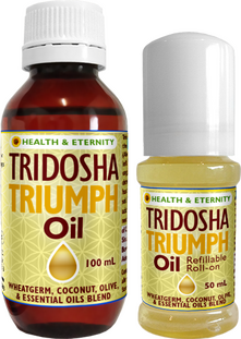 Tridosha Triumph Oil 100mL, 50mL Roll-on or Combo pack
